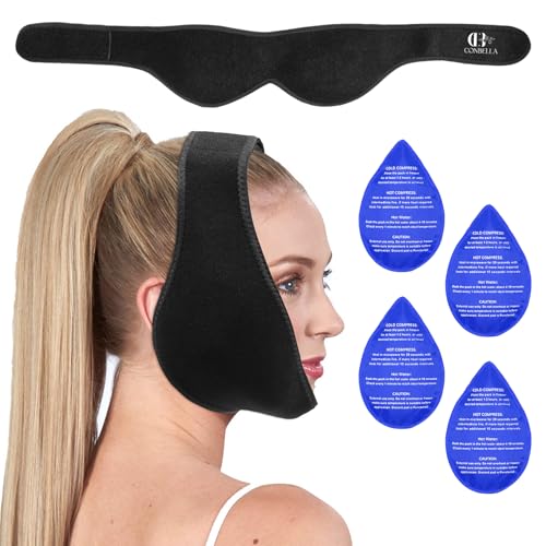 Wisdom Teeth Ice Pack Head Wrap for Pain Relief - Cold...