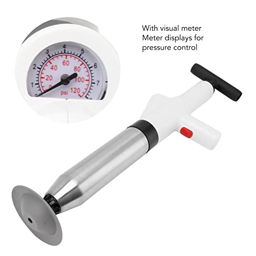 banapoy Toilette Plunger Drain Buster, Abfluss Entstopfer, Luftdruck Abflusspumpe Rohr Bagger Werkzeuge für Kanalisation, Küchenspüle, Bodenabfluss, Badezimmer, Verstopfungsentferner