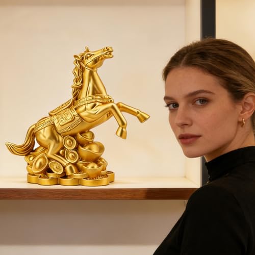 Figurine de cheval : objet déco de table de chevet et bibliothèque - 4