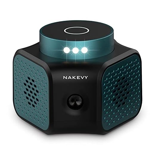 NAKEVY Plug in Rodent Repellent Indoor Pest Repeller Squirrels Mouse Deterrent Rat Control with Ultrasound Impulse LED Flashlights Predator Sounds for Home Attic Garage RV Green