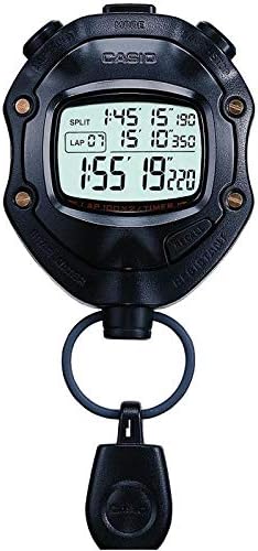 Casio HS-80TW-1EF Digital Black Stopwatch