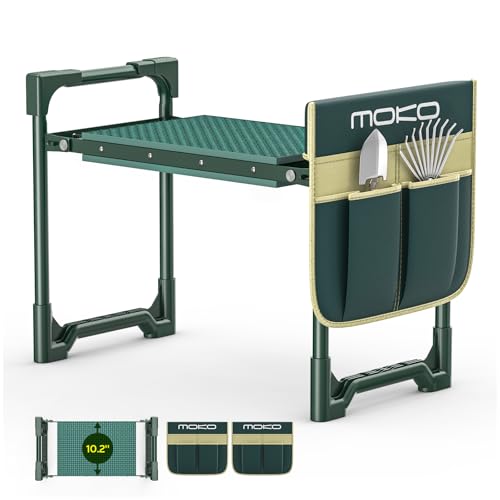 MoKo 2 in 1 Garden Kneeler, Gardening Stool with LargeTool