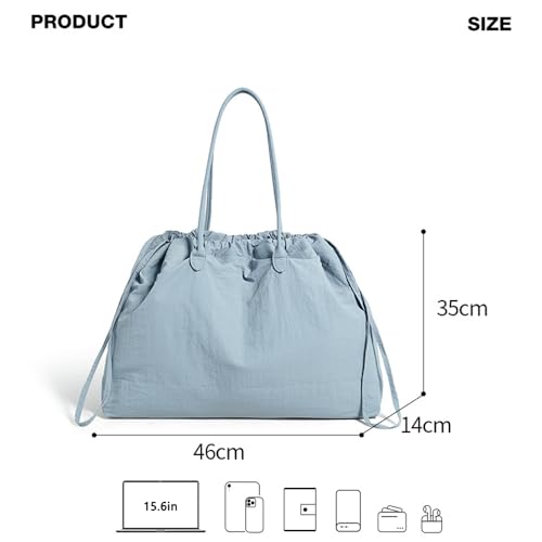 Bolso versátil tipo tote para hombro, grande, para trabajo y viaje miniatura 6
