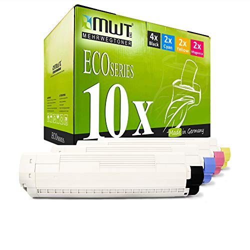Cartouches Oki ES 8430 toner MWT compatible noir bleu rouge jaune imprimante laser