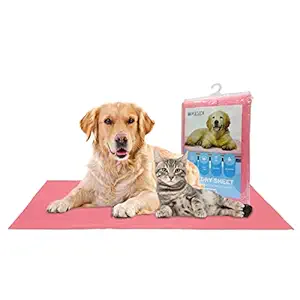 Maissen Waterproof Reusable Washable Pee Pads & Hygenic Pet Dry Sheet - Couch/Sofa/Bed/Mattress, Puppy Crate Training & Car Seats Protector for Dogs, Cats & All Pets ? Coral, Large(140cm x 100cm)