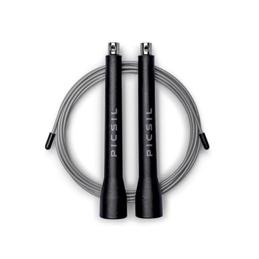 PicSil Comba Profesional Cross Training, Rodamientos Dobles para Mayor Velocidad, Ideal para Saltar, Fitness, Boxeo, Gym y MMA, Resistente y Adaptable para Hombres, Mujeres y Niños, Material ABS
