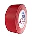 REVO Premium Professional Gaffers Tape (2" x 30 yards) MADE IN USA (RED GAFFERS) Non Reflective Tape- Camera Tape- Better than Duct Tape (Black, Gray, Green, Red, White, Yellow) SINGLE ROLL
