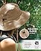 Creekstone Bucket Hat Waterproof Rain Hat for Women Men Sun Hats UPF50+ Packable Summer Hat Hiking Travel Floppy Sun Hat (US, Alpha, One Size, Army Green)