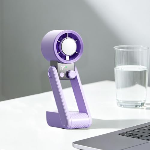 Ventilador USB recargable con nebulización para aliviar el calor en cualquier lugar 3