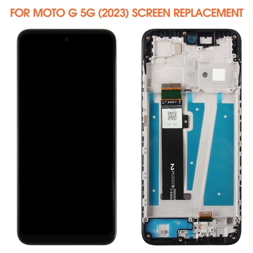 Image of for Moto G 5G 2023 Screen Replacement for Moto G 5G 2023 LCD Display XT2313 XT2313-6 LCD Digitizer Touch Screen Assembly Repair Part with Frame