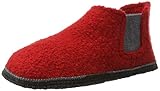  kitz-pichler Unisex-Erwachsene Hütten Chelsea Hohe Hausschuhe, Rot (Rubin), 46 EU