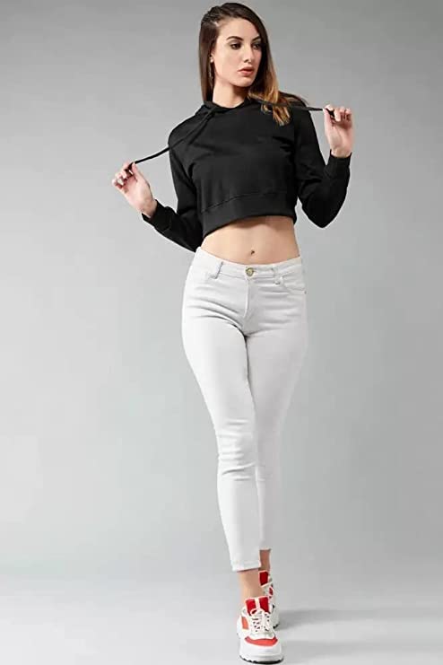 Image of Crop Hoodie for Women
