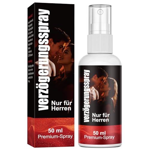 Delay Spray für Männer Hochdosiertes Verzögerungsspray Mann für Romantische Momente Schnelles Intimspray zur Langzeit Pflege Premium Formel Einfache Anwendung & Diskrete Größe 50ml