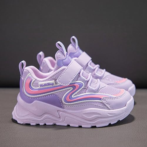 IWIHMIV Girl Tennis Shoes Toddler Athletic Sneakers Kids Comfortable Lightweight Casual Walking Shoes3