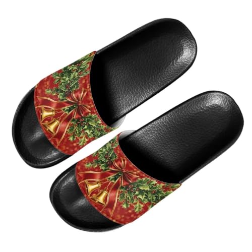 Image of Footwear for Mens Open Toe Athletic Sandals Anti-Slip Sole Slide Sandals Pillow House Flat Shoes Comfortable Slip On Slippers for Indoor & Outdoor