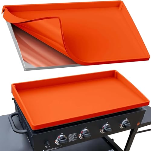 BANGIE 36 Silicone Griddle Mat for Blackstone (Orange)