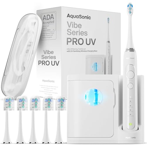 Aquasonic Vibe Series PRO – Ultra-Whitening Electric Toothbrush – 5