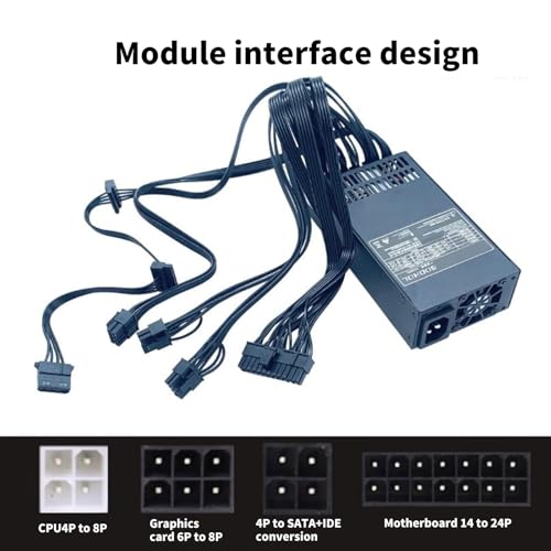 Fuente de poder modular 850W SFX12V 1U con ventilador 40MM miniatura 4