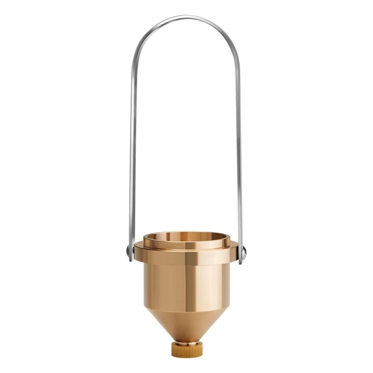 OSPSHPG Portable Copper Viscosity Cup, 0.4mm Orifice Liquid Flow Viscometer, 25-150s Outflow Time, 112~685cst Measuring Range, For Paint, Varnish