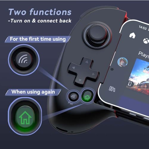 image for ShanWan Mobile Game Controller for iphone/Android with PHONE CASE Supp