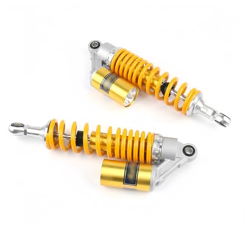 Amortisseur arrière à air 340mm jaune pour Harley et Ducati, pack de 2 pièces