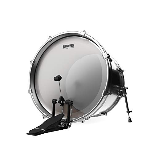 Evans Eq3 Frosted Bass Drum Head, 18 Inch #TOP1