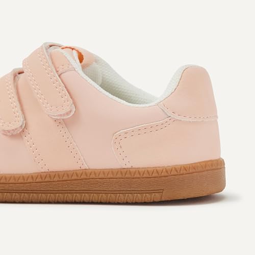 Image of Amazon Essentials x Sofia Grainge Unisex Kids and Toddlers' Hook and Loop Sneakers with Rubber Sole