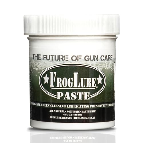 FrogLube Paste - Gun Grease - Gun Lubricant - Metal Absorbing Gun Oil Lubricating Paste - Non-Toxic Gun Lube - Owned & Developed by Retired Navy Seal (4oz)