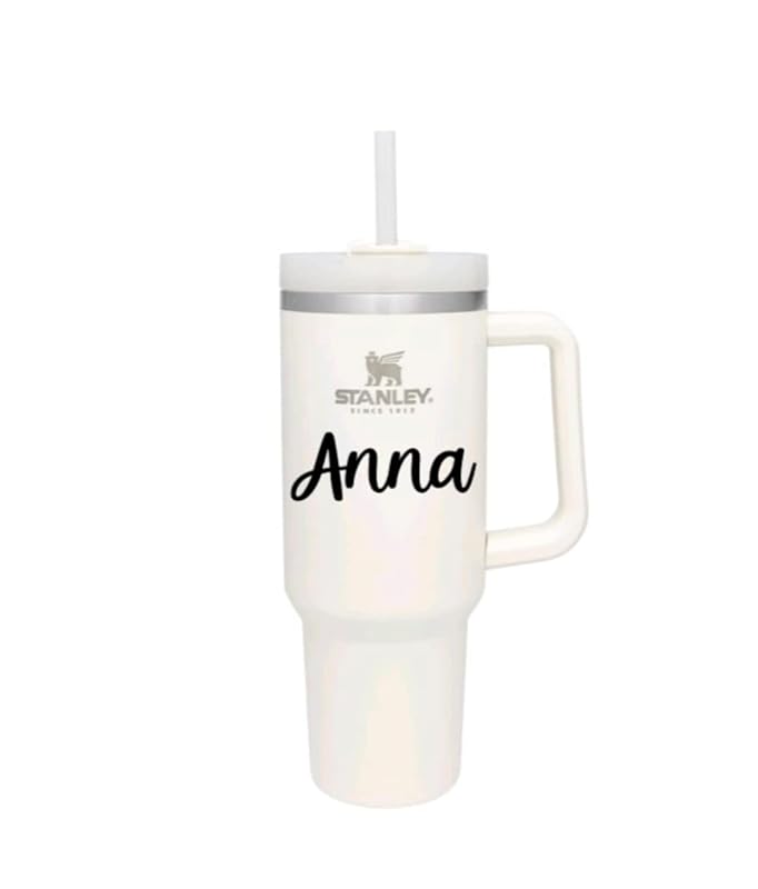 Stanley cup decal, Personalized Name Decals, tumbler wrap custom Name decal, Vinyl