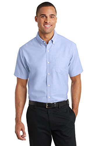 Port Authority Men's Short Sleeve Super Pro Oxford Button-Down Shirt