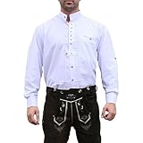 🌟🌟🌟🌟🌟- KLASSISCHES TRACHTENDESIGN – Dieses langärmelige Herrenhemd im authentischen bayerischen Stil überzeugt mit dezenten Stickereien in Blumen- und Edelweißform, eleganten Biesen auf der Vorderseite sowie einem modernen, leicht verstärkten Stehkragen. Die perfekte Verbindung aus Tradition und Eleganz.