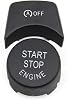 LHD RHD Car Engine Ignition Start Stop Switch OFF Button Cover Compatible 1 2 3 4 Series F20 F21 F22 F87 F30 F34 F32 F33 F36 F82Color:Start Stop and OFF