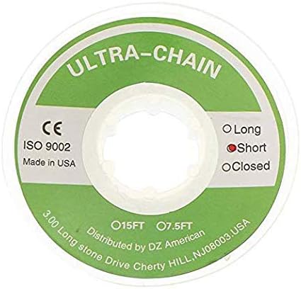 Angzhili1 Pcs Transparent Dental Orthodontic Elastic Chain Power Chains for Brace Orthodontic Supply(Short Size)