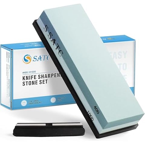 SATC Dual-Grit Sharpening Stone for Kitchen Knives Cover