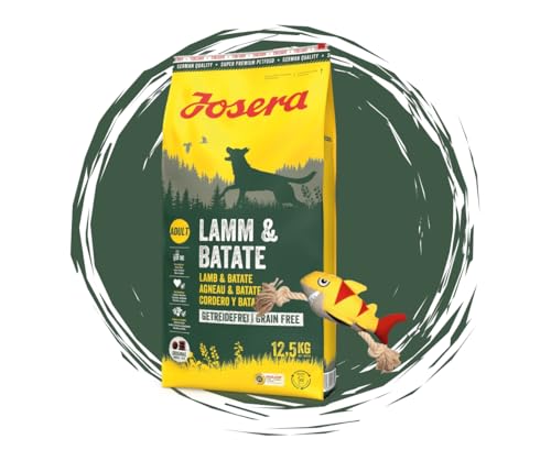 Warnick´s Tierfutterservice - Hundefutter - Josera Exclusive Lamm & Batate - Getreidefreies Premium-Hundefutter -Trockenfutter 12,5 kg