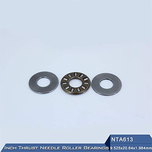 Rodamiento de agujas NTA613 axial con dos arandelas TRA613 de 9,53 mm para transmisiones 3