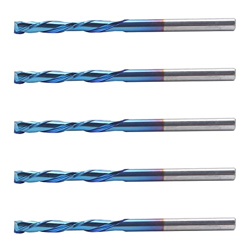 Resefinem 5pcs Schicht- & Walzenfräser Nano Blau