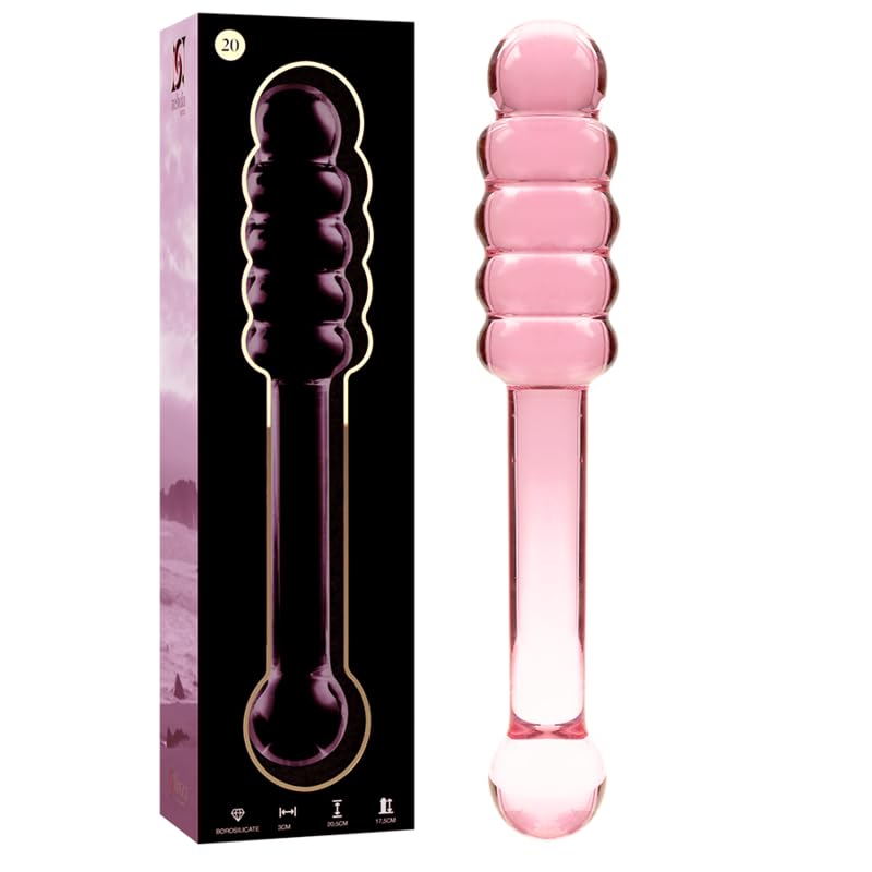 NEBULA SERIES BY IBIZA - Model 20 Dildo Borosilicate Glass 20.5 X 3 CM Pink