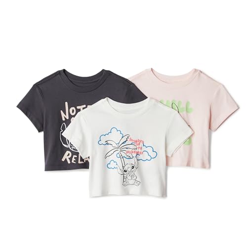 Image of Amazon Essentials Girls and Toddlers' Short-Sleeve T-Shirts