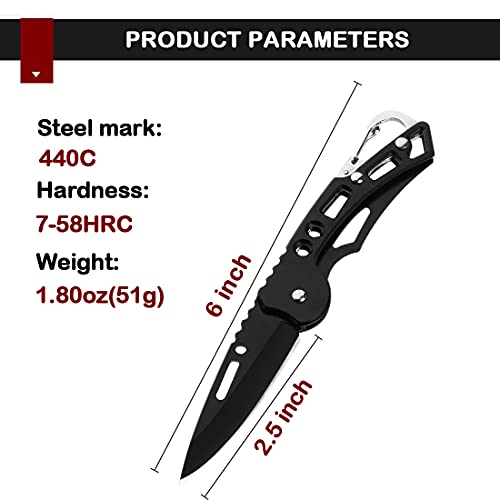 Pocket Folding Knife, Tactical Knife, Super Sharp Blade Only 2.5 Inch, Good For Camping Survival Indoor And Outdoor Activities, Easy-To-Carry, Mens Gift #TOP2