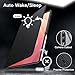JETech Rotating Case for Samsung Galaxy Tab S11 Ultra with S Pen Holder, 360 Degree Rotation Protective Stand Cover Clear Back, Auto Wake/Sleep (Black)