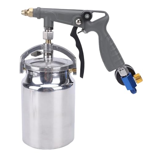 Asixxsix Undercoating Spray, 600ml Suction Feed Cup with Locking Mechanism and Wide Mouth Design, for Car Rusting Prevention, Rubberized Undercoat, Truck Bed Liner Coating