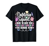 Cafeteria Squad Lunch Lady Last Day of School Lunch Lady T-Shirt