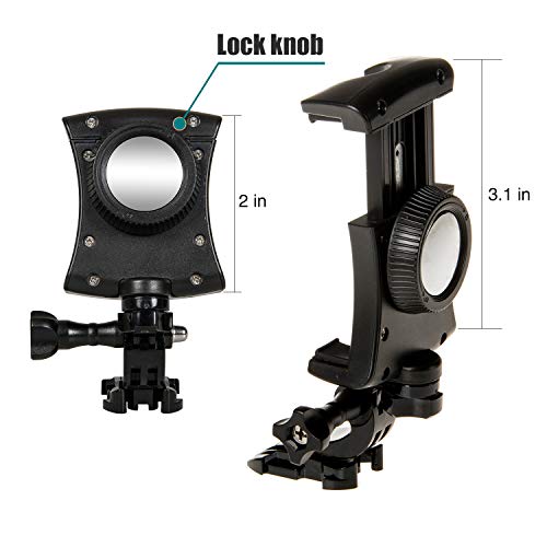 Coreal Mobile Phone Chest Mount Harness Strap Holder Cell Phone Clip Action Camera POV for Samsung iPhone Plus etc