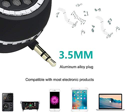 Mini Portable Speaker, 3W Mobile Phone Speaker Line-In Speaker With Clear Bass 3.5Mm Aux Audio Interface, Plug And Play For Iphone, Ipad, Ipod, Tablet, Smartphone #TOP5