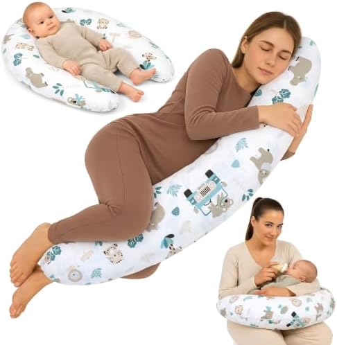 Totsy Baby Stillkissen XXL Schwangerschaftskissen Kissen 190 cm Nursing Pillow ergonomisch
