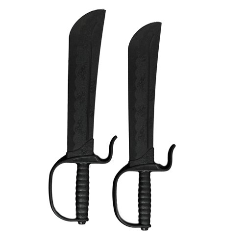 Épée Wing Chun en polypropylène noir pour éliminer les risques de blessure en arts martiaux