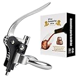 Korkenzieher Wein, Kellnermesser, Premium Wein Flaschenöffner Weinöffner aus Zinklegierung Flaschenöffner mit Hasenkopf Multifunktionalem Weinflaschenöffner für Korken und Kappen