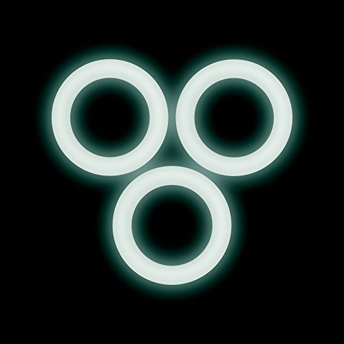 Blush-Male-Performance-Enhancement-VS2-Glow-in-The-Dark-Puria-Silicone-Penis-Ring-Erection-Enhancing-Stretchy-C-Rings-125-Diameter-3-Pack-Cock-Rings-Set-Adult-Sex-Toys-for-Men-Couples