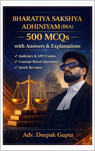 Bharatiya Sakshya Adhiniyam (BSA): 500 MCQs with Answers & Explanations
